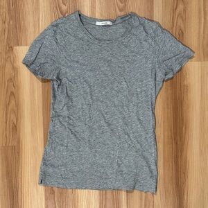 Adam Lippes Heather Gray Short Sleeve Tee
